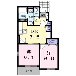 グレーシア　Ａの物件間取画像